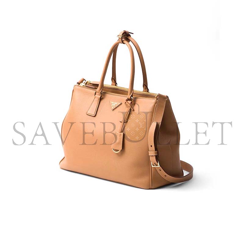 Pra*a large galleria leather bag 1ba446 (36*26*15cm)